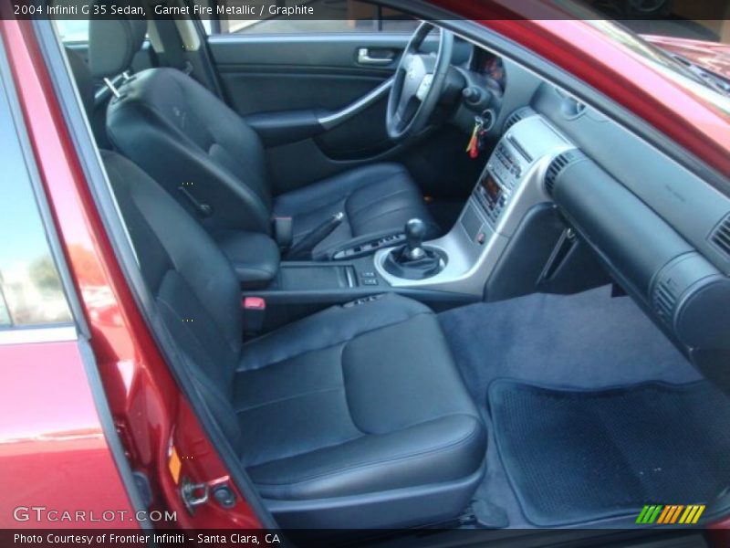 Garnet Fire Metallic / Graphite 2004 Infiniti G 35 Sedan