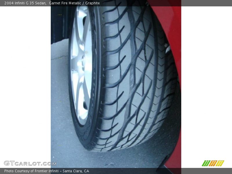 Garnet Fire Metallic / Graphite 2004 Infiniti G 35 Sedan