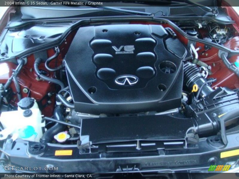 Garnet Fire Metallic / Graphite 2004 Infiniti G 35 Sedan