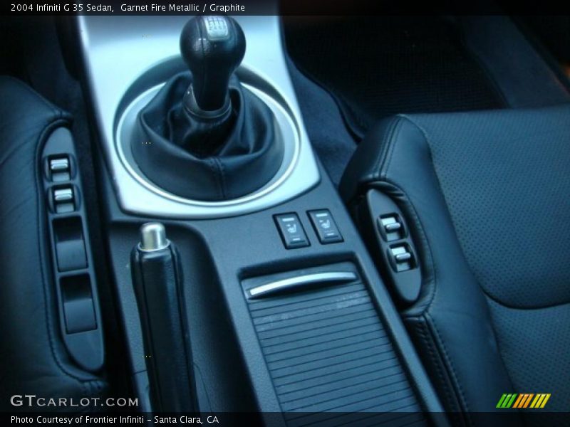 Garnet Fire Metallic / Graphite 2004 Infiniti G 35 Sedan