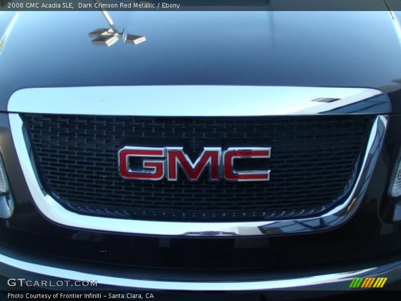 Dark Crimson Red Metallic / Ebony 2008 GMC Acadia SLE