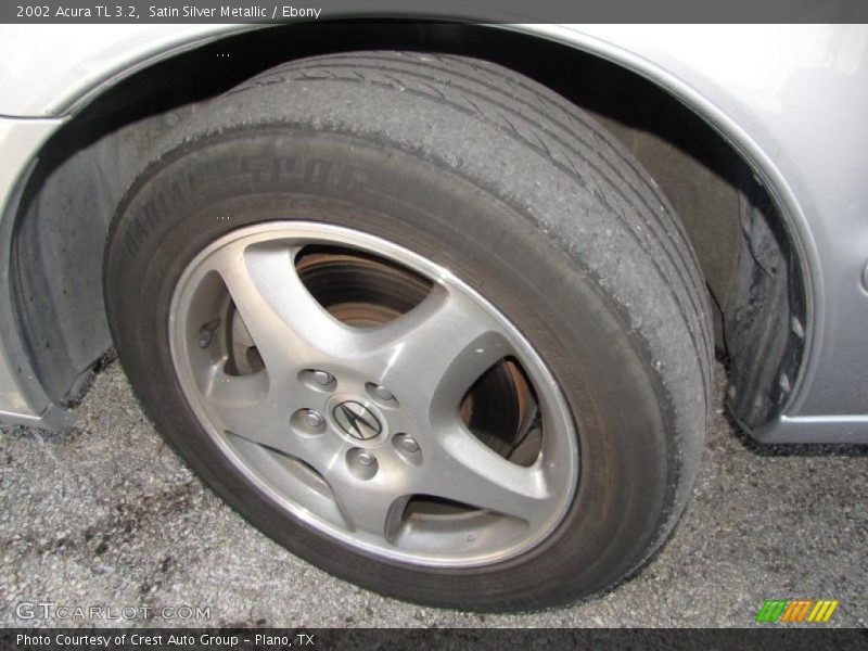 Satin Silver Metallic / Ebony 2002 Acura TL 3.2
