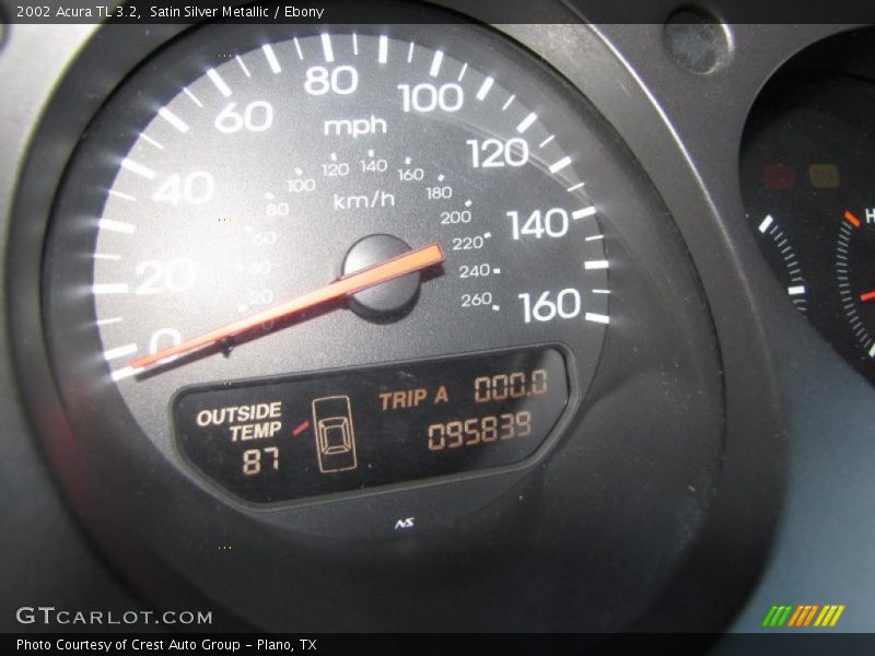 Satin Silver Metallic / Ebony 2002 Acura TL 3.2