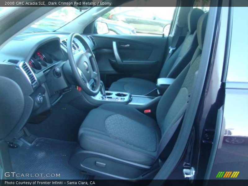 Dark Crimson Red Metallic / Ebony 2008 GMC Acadia SLE