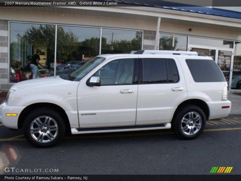 Oxford White / Camel 2007 Mercury Mountaineer Premier AWD