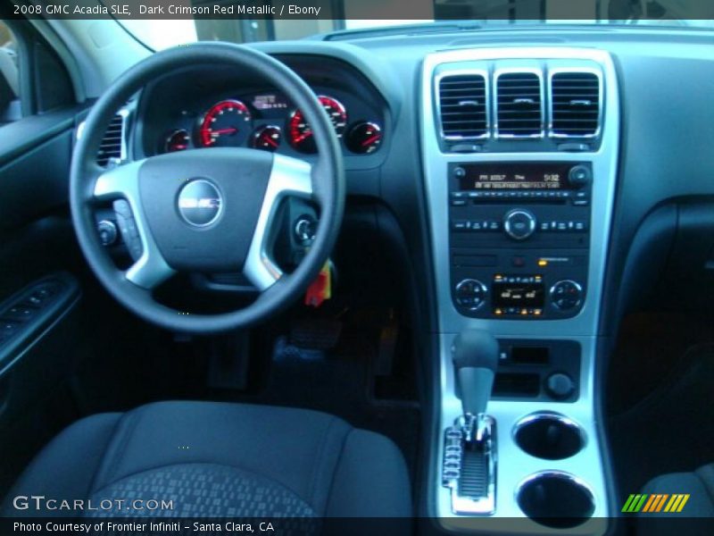 Dark Crimson Red Metallic / Ebony 2008 GMC Acadia SLE