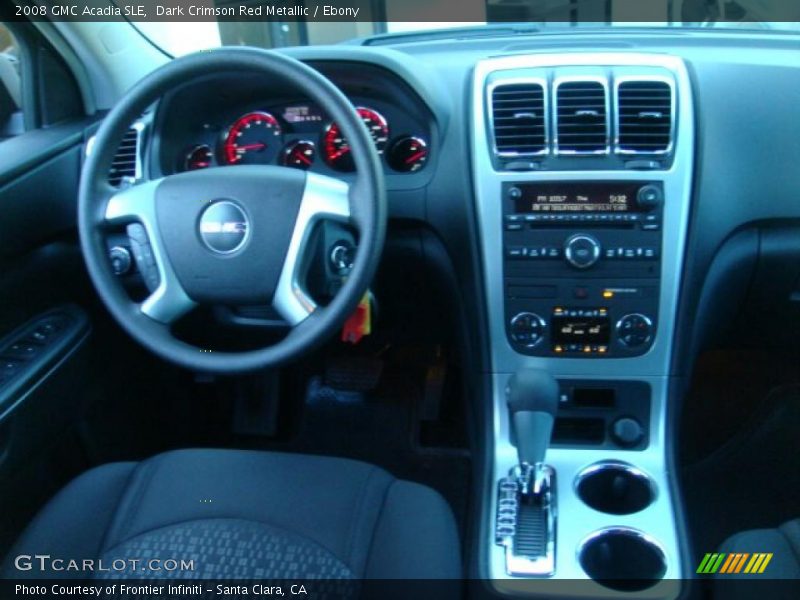 Dark Crimson Red Metallic / Ebony 2008 GMC Acadia SLE