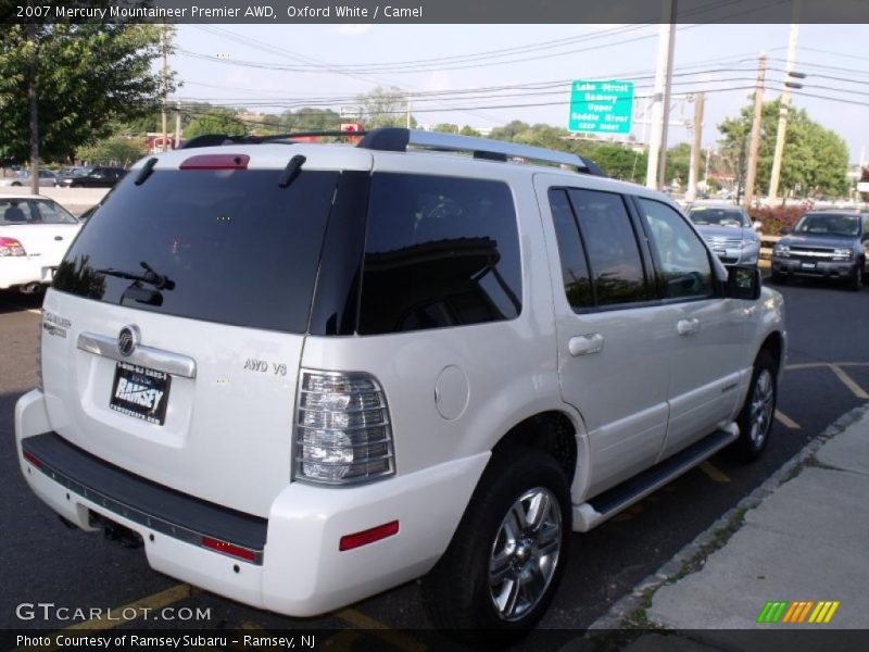 Oxford White / Camel 2007 Mercury Mountaineer Premier AWD