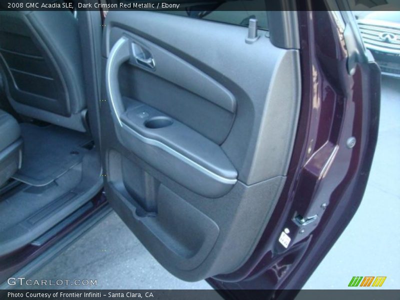 Dark Crimson Red Metallic / Ebony 2008 GMC Acadia SLE