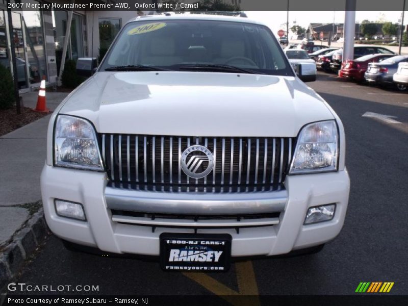 Oxford White / Camel 2007 Mercury Mountaineer Premier AWD