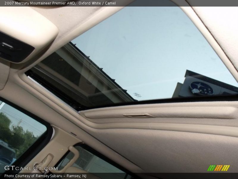 Oxford White / Camel 2007 Mercury Mountaineer Premier AWD