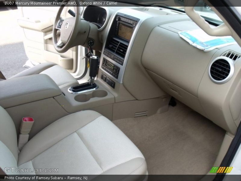 Oxford White / Camel 2007 Mercury Mountaineer Premier AWD