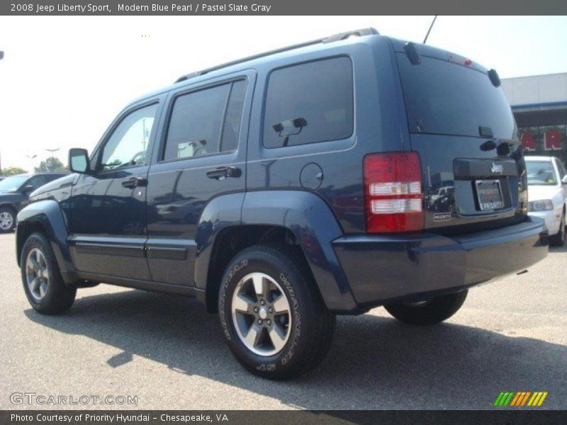 Modern Blue Pearl / Pastel Slate Gray 2008 Jeep Liberty Sport
