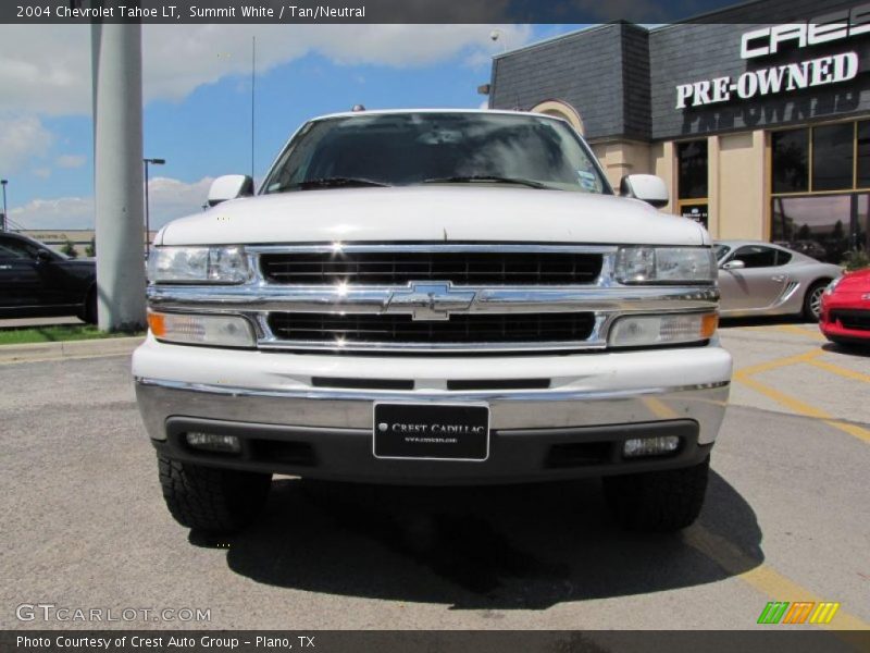 Summit White / Tan/Neutral 2004 Chevrolet Tahoe LT
