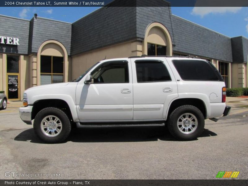 Summit White / Tan/Neutral 2004 Chevrolet Tahoe LT