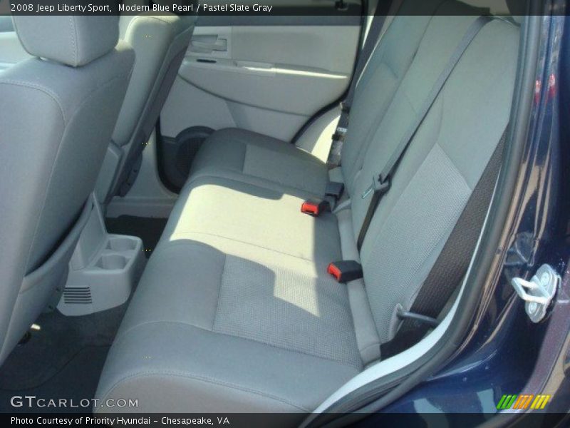 Modern Blue Pearl / Pastel Slate Gray 2008 Jeep Liberty Sport