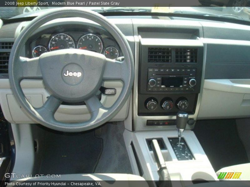 Modern Blue Pearl / Pastel Slate Gray 2008 Jeep Liberty Sport