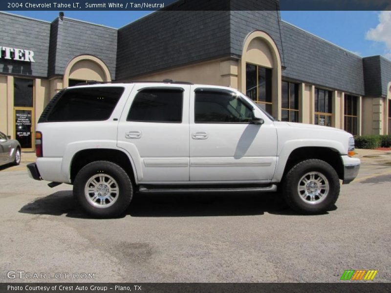 Summit White / Tan/Neutral 2004 Chevrolet Tahoe LT