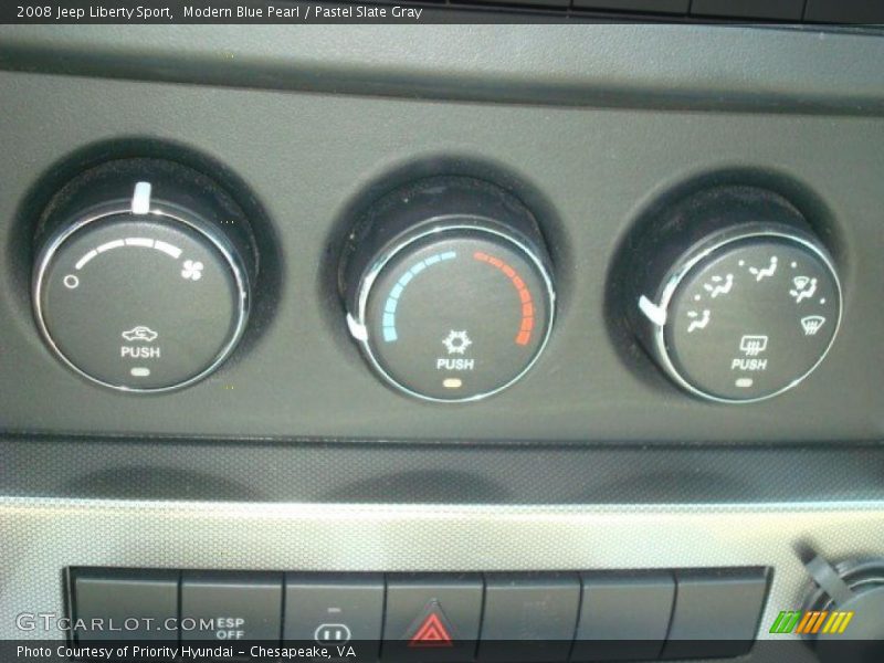 Modern Blue Pearl / Pastel Slate Gray 2008 Jeep Liberty Sport