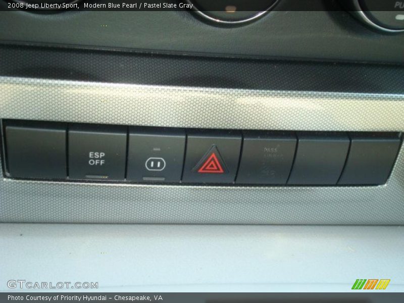 Modern Blue Pearl / Pastel Slate Gray 2008 Jeep Liberty Sport
