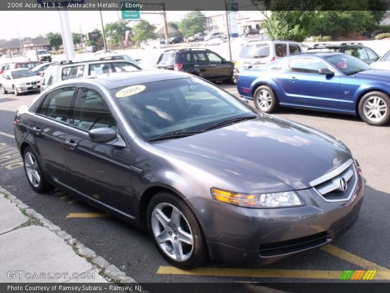 Anthracite Metallic / Ebony 2006 Acura TL 3.2
