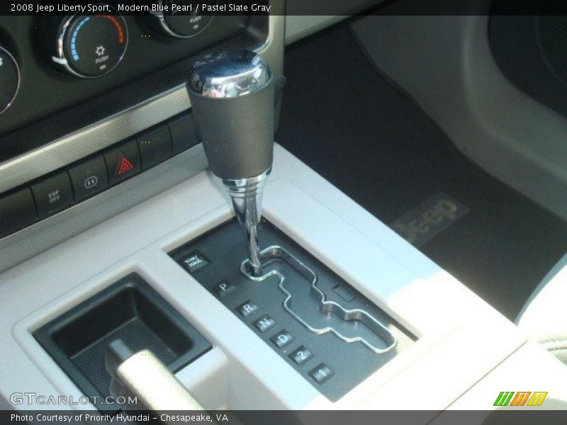 Modern Blue Pearl / Pastel Slate Gray 2008 Jeep Liberty Sport