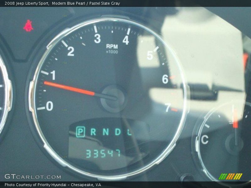 Modern Blue Pearl / Pastel Slate Gray 2008 Jeep Liberty Sport