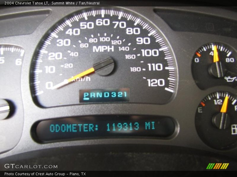 Summit White / Tan/Neutral 2004 Chevrolet Tahoe LT