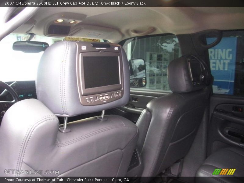 Onyx Black / Ebony Black 2007 GMC Sierra 3500HD SLT Crew Cab 4x4 Dually
