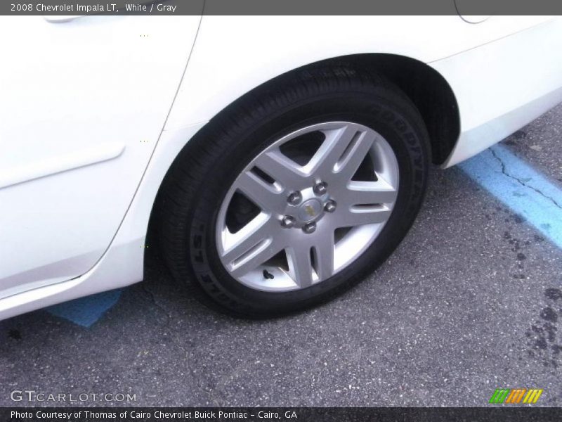 White / Gray 2008 Chevrolet Impala LT