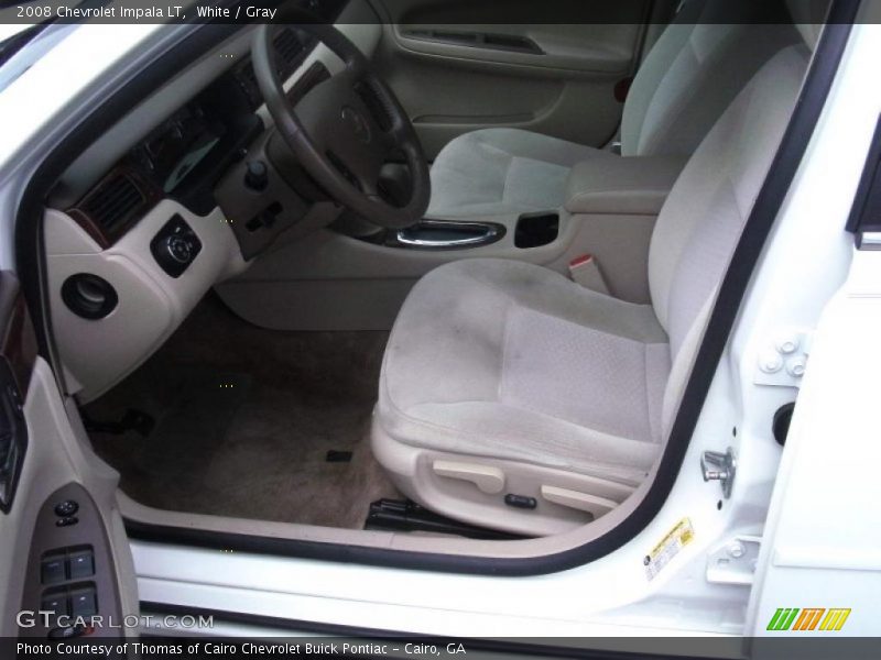 White / Gray 2008 Chevrolet Impala LT