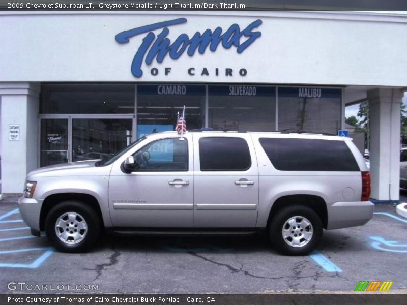 Greystone Metallic / Light Titanium/Dark Titanium 2009 Chevrolet Suburban LT