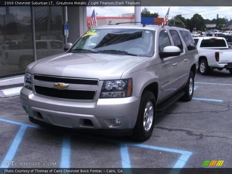 Greystone Metallic / Light Titanium/Dark Titanium 2009 Chevrolet Suburban LT