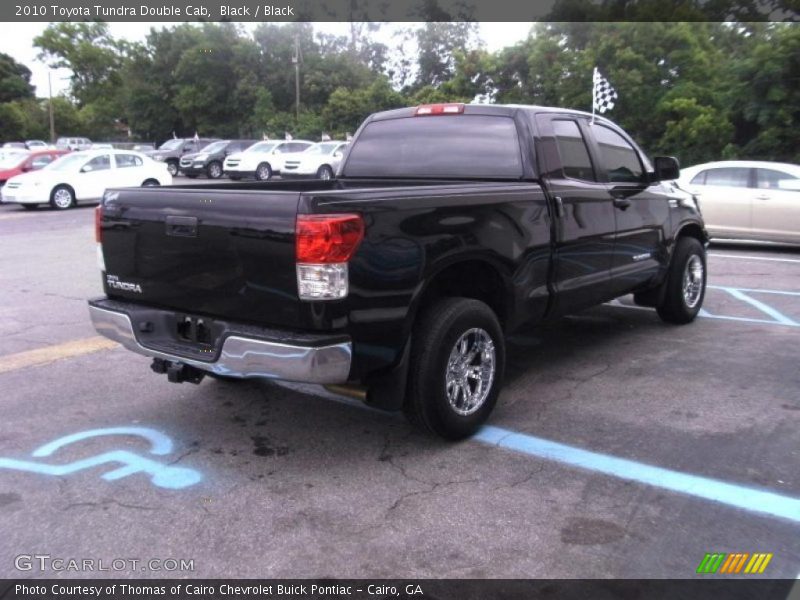Black / Black 2010 Toyota Tundra Double Cab
