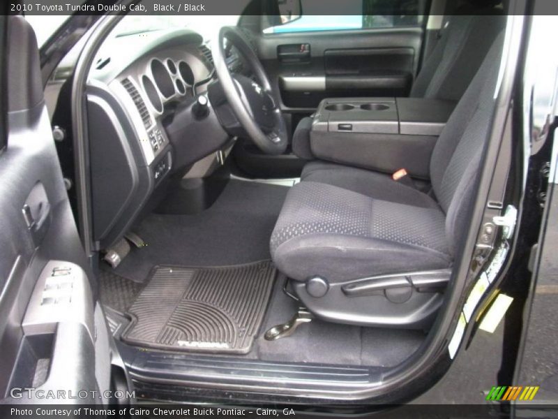 Black / Black 2010 Toyota Tundra Double Cab