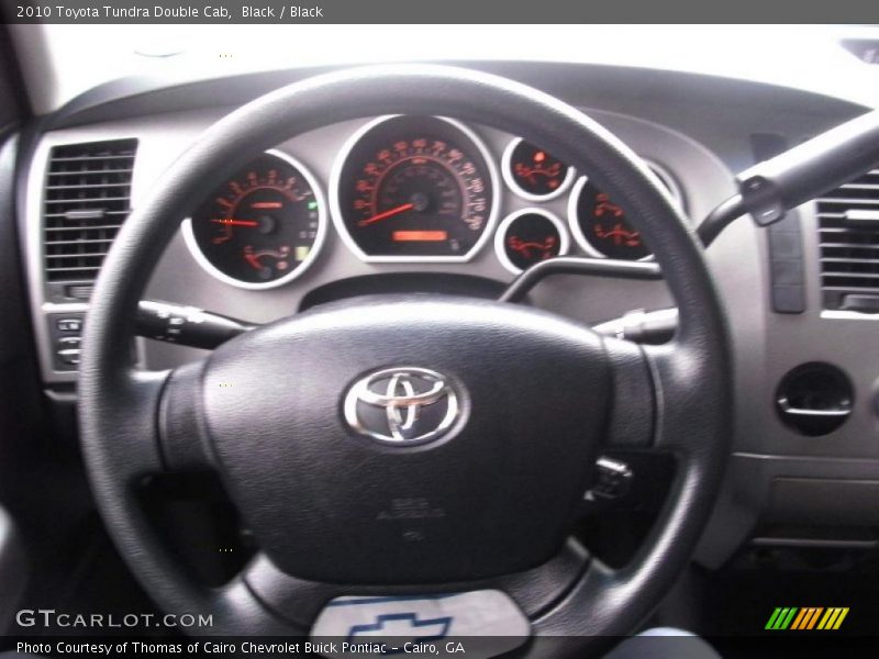Black / Black 2010 Toyota Tundra Double Cab