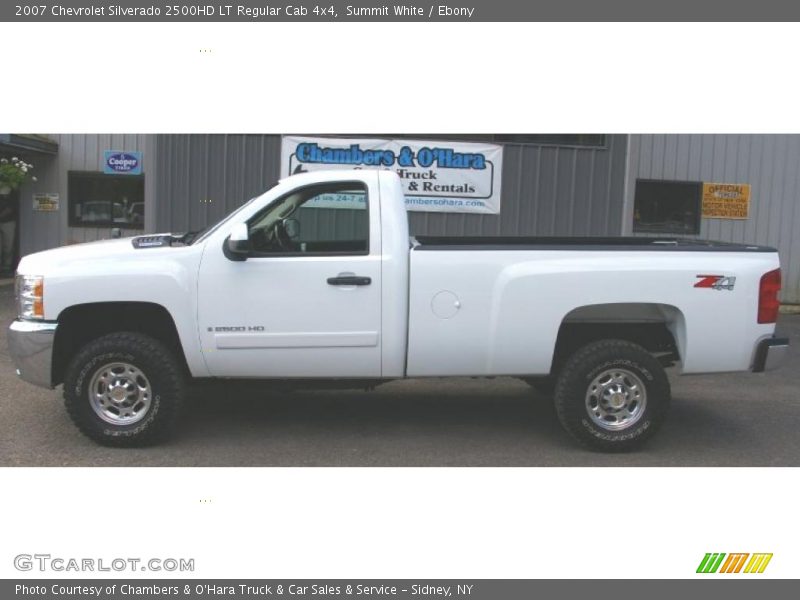 Summit White / Ebony 2007 Chevrolet Silverado 2500HD LT Regular Cab 4x4