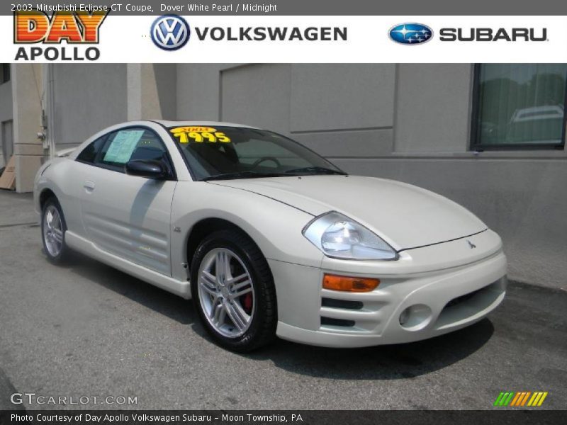 Dover White Pearl / Midnight 2003 Mitsubishi Eclipse GT Coupe