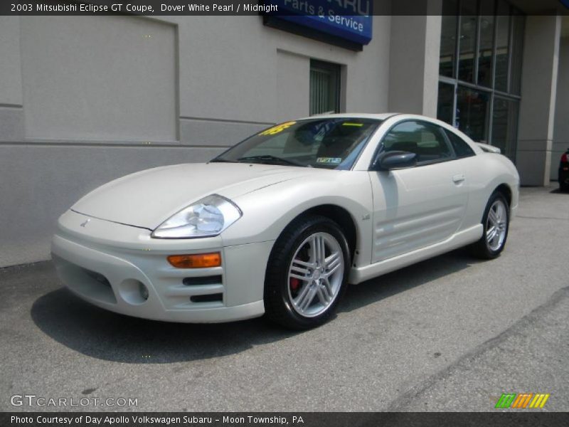 Dover White Pearl / Midnight 2003 Mitsubishi Eclipse GT Coupe