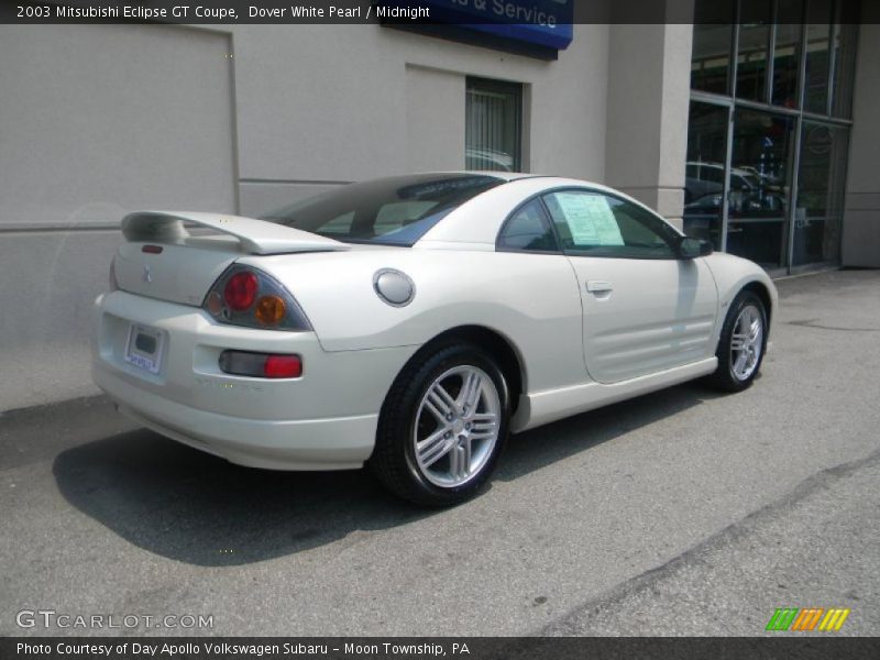 Dover White Pearl / Midnight 2003 Mitsubishi Eclipse GT Coupe