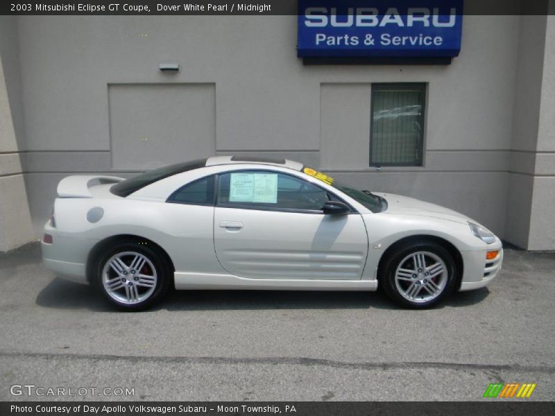 Dover White Pearl / Midnight 2003 Mitsubishi Eclipse GT Coupe