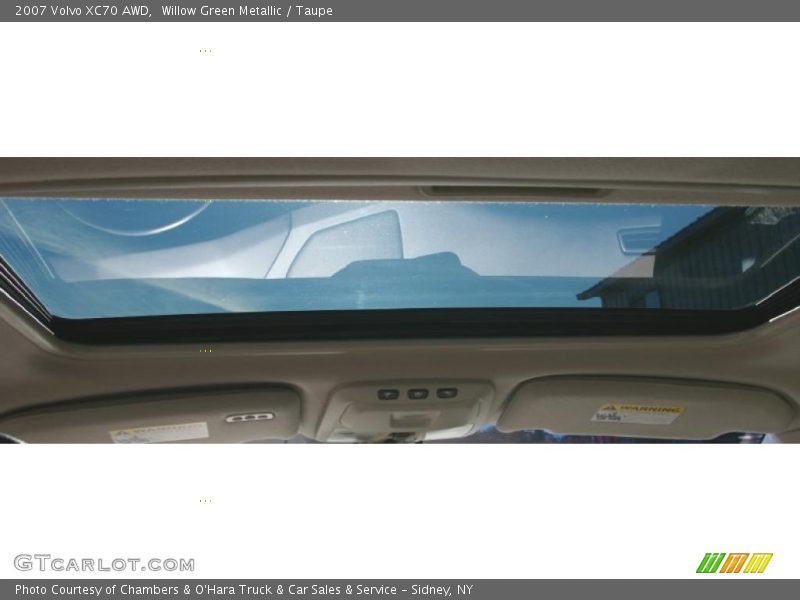 Willow Green Metallic / Taupe 2007 Volvo XC70 AWD