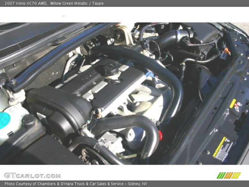 Willow Green Metallic / Taupe 2007 Volvo XC70 AWD