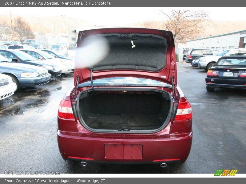 Merlot Metallic / Light Stone 2007 Lincoln MKZ AWD Sedan