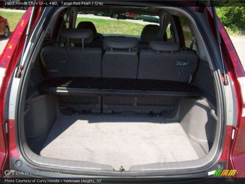 Tango Red Pearl / Gray 2009 Honda CR-V EX-L 4WD