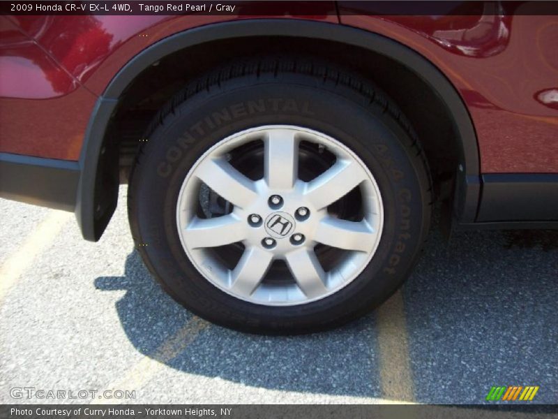 Tango Red Pearl / Gray 2009 Honda CR-V EX-L 4WD