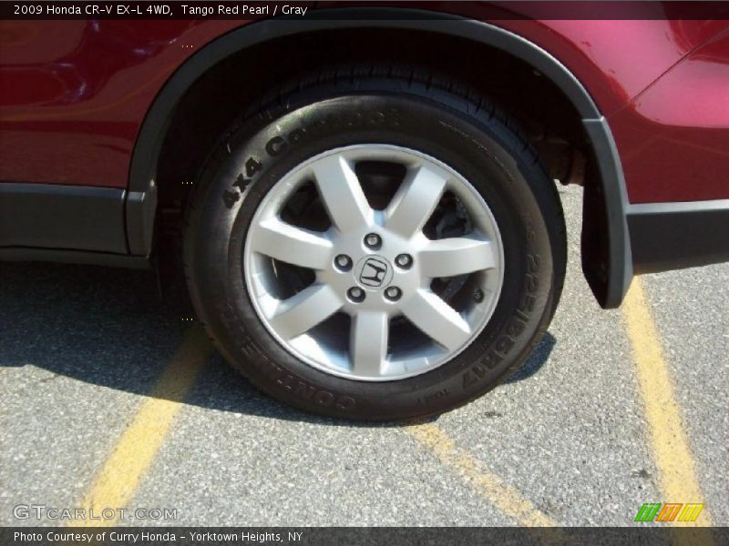 Tango Red Pearl / Gray 2009 Honda CR-V EX-L 4WD