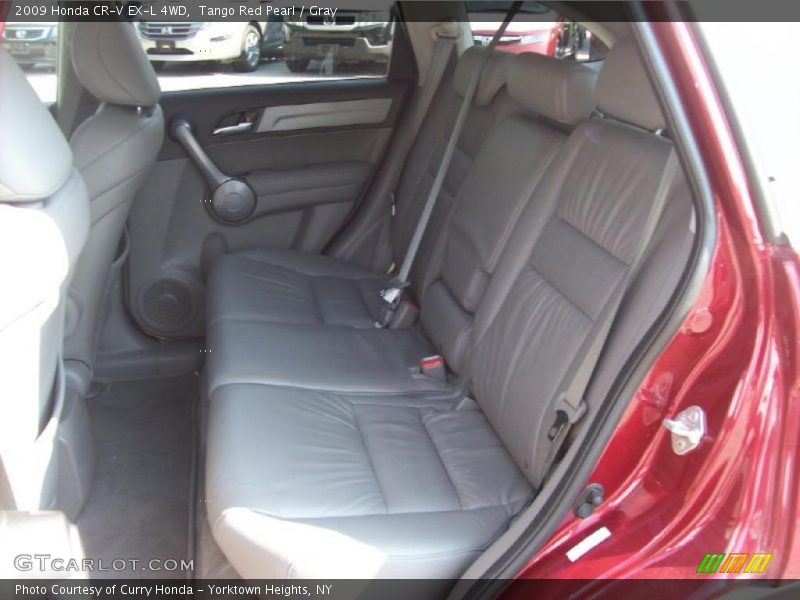 Tango Red Pearl / Gray 2009 Honda CR-V EX-L 4WD