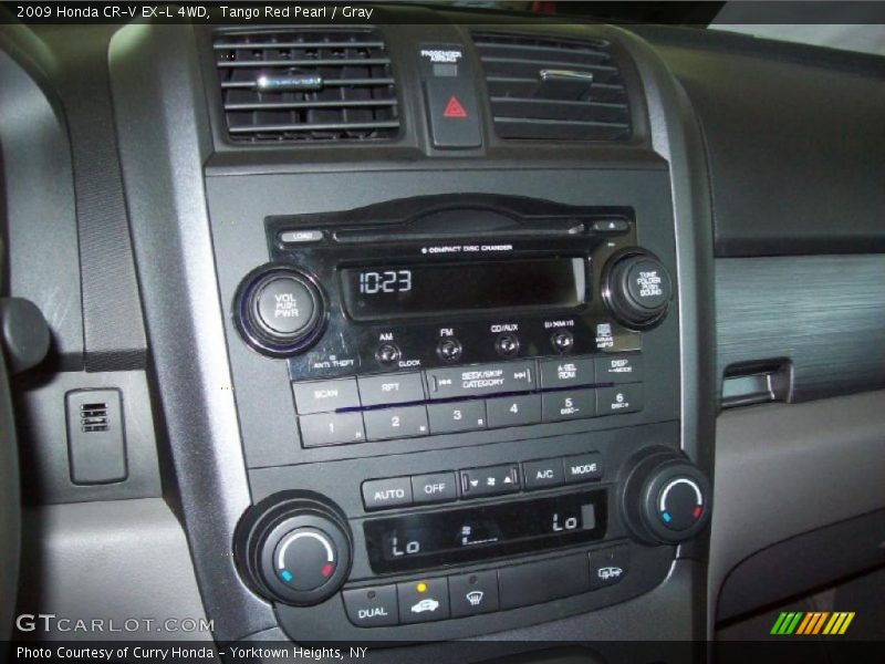 Tango Red Pearl / Gray 2009 Honda CR-V EX-L 4WD