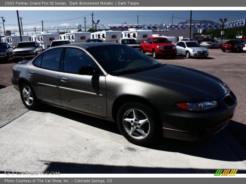 Dark Bronzemist Metallic / Dark Taupe 2003 Pontiac Grand Prix SE Sedan